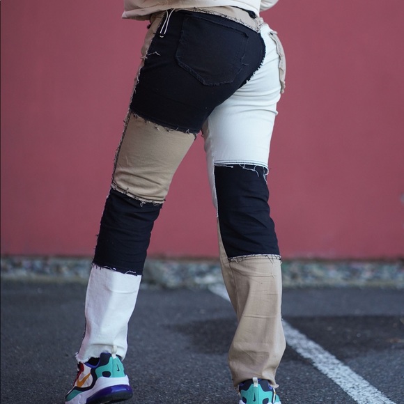 Patchwork pants - Picture 2 of 3